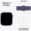 Apple Watch Series 11 GPS + Cellular 42mm Silver Aluminium Case with Purple Fog Sport Band M/L (MF8J4)