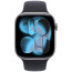 Apple Watch Series 11 42mm Space Gray Aluminium Case with Black Sport Band S/M (MEQW4)