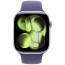 Apple Watch Series 11 GPS + Cellular 42mm Silver Aluminium Case with Purple Fog Sport Band M/L (MF8J4)