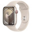 Apple Watch Series 9 45mm GPS + Cellular Starlight Aluminium with Starlight Sport Band S/M (MRM83)