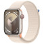 Apple Watch Series 9 GPS + Cellular 45mm Starlight Aluminum with Starlight Sport Loop (MRMA3)
