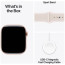 Apple Watch Series 11 46mm Rose Gold Aluminium Case with Light Blush Sport Band M/L (MEV74)