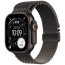 Apple Watch Ultra 3 Black Titanium Case with Black Titanium Milanese Loop Large (MF1T4)