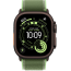 Apple Watch Ultra 3 Black Titanium Case with Green/Neon Trail Loop S/M (MF254+MG9N4)