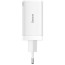Зарядний пристрій Baseus GaN5 Pro Fast Charger 2C+U 65W White w/Type-C to Type-C (CCGP120202)