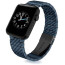 Ремінець для Apple Watch 42/44/45/49mm Coteetci W76 Carbon Fiber Pattern Strap Blue (22008-BL)