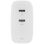 Зарядний пристрій Native Union Fast GaN Charger PD 67W Dual USB-C Port White (FAST-PD67-WHT-INT)