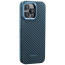 Чохол Pitaka MagEZ Case Pro 4 Twill 1500D Black/Blue для iPhone 15 Pro (KI1508PPA)