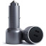 Зарядний пристрій Satechi 40W Dual USB-C PD Car Charger Space Grey (ST-U2C40CCM)