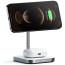 Бездротове ЗУ Satechi Aluminum 2 in 1 Magnetic Wireless Charging Stand Space Grey (ST-WMCS2M)