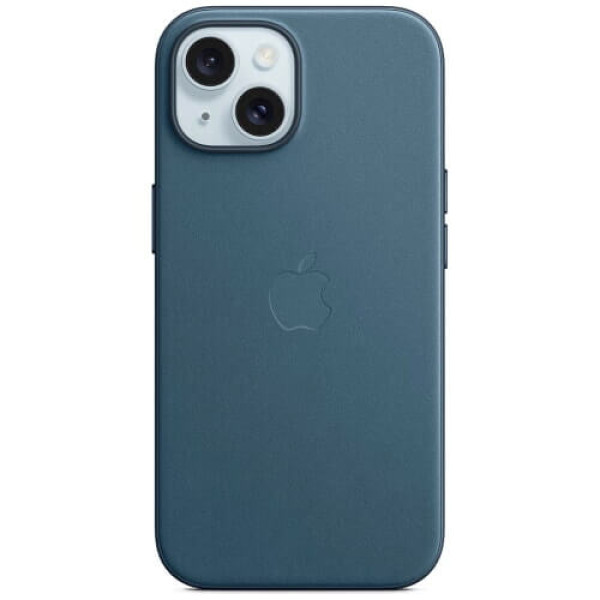 Чехол Apple iPhone 15 FineWoven Case with MagSafe Pacific Blue (MT3G3)