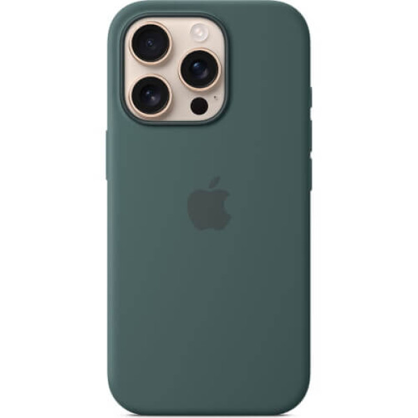 Чехол-накладка Apple iPhone 16 Pro Silicone Case with MagSafe Lake Green (MYYR3)