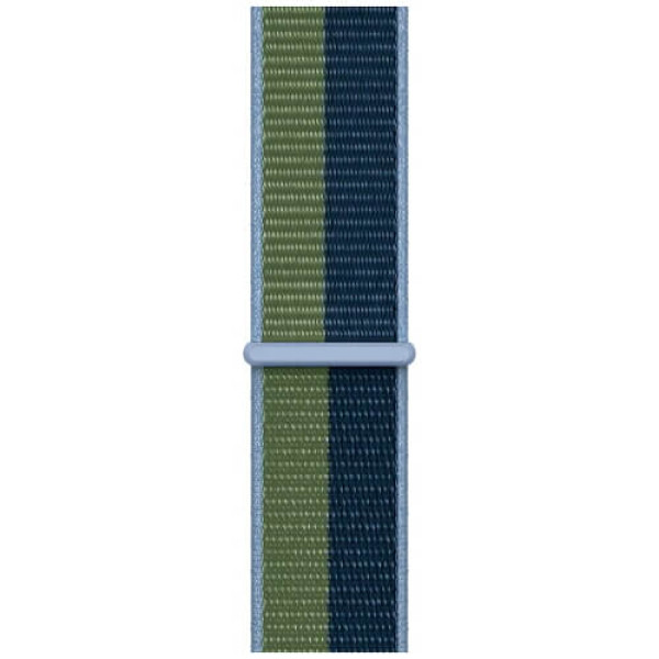 Ремешок для Apple Watch 45/44/42mm Sport Loop Abyss Blue/Moss Green (ML313)