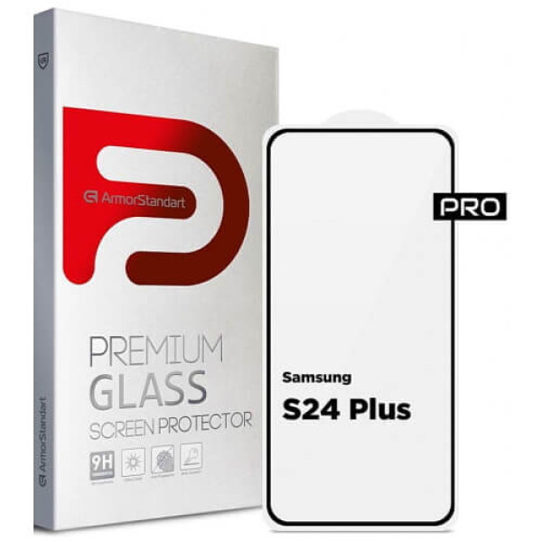 Защита экрана (стекло) ArmorStandart Pro для Samsung S24 Plus Black (ARM72437)