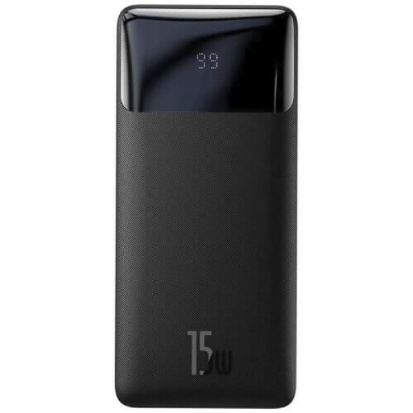 Дополнительный аккумулятор Baseus Bipow Digital Display 15W 30000mAh Black (PPDML-K01)