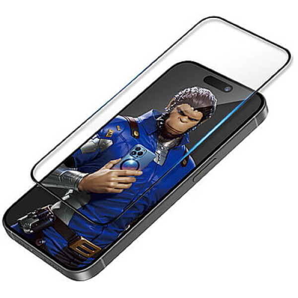 Защита экрана (стекло) Blueo 3D Invisible Airbag Tempered Glass для iPhone 14 Pro/15 (NPB35-I15)