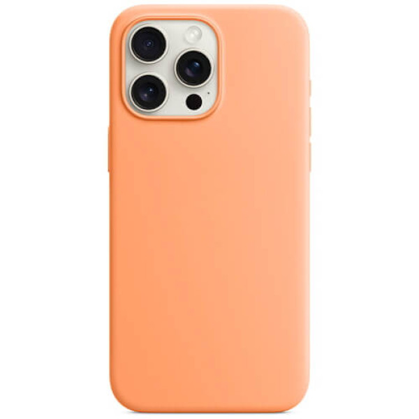 Чехол Monblan Magnetic Silicone MagSafe для iPhone 15 Pro Max Orange Sorbet