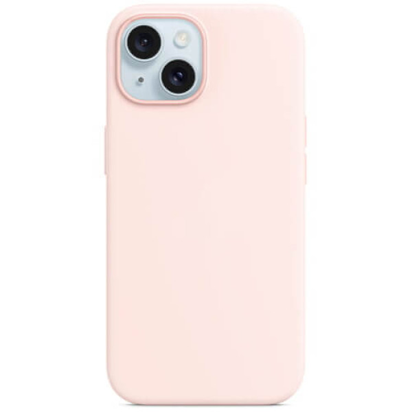 Чехол-накладка Monblan Magnetic Silicone MagSafe for iPhone 15 Light Pink