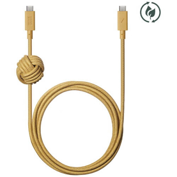 Кабель Native Union Anchor Cable USB-C/USB-C Pro 240W Kraft (3 m) (ACABLE-C-KFT-NP)