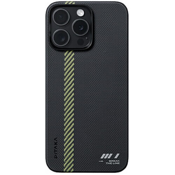 Чехол Pitaka MagEZ Case 5 для iPhone 15 Pro Break The Line (KI1501BTL)