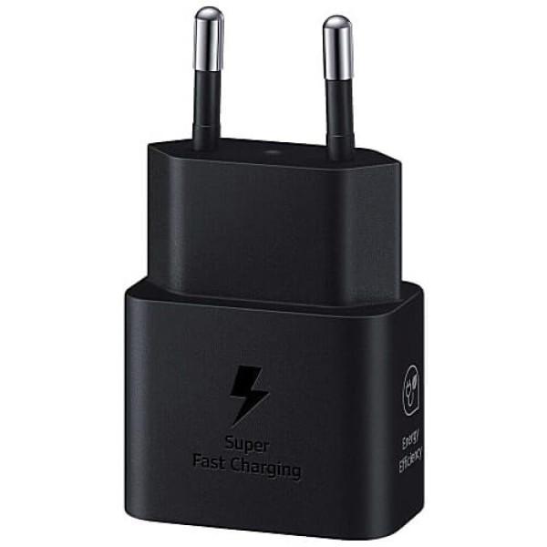 Зарядное устройство Samsung Type-C 25W Power Adapter Black (w/o cable) (EP-T2510NBE)
