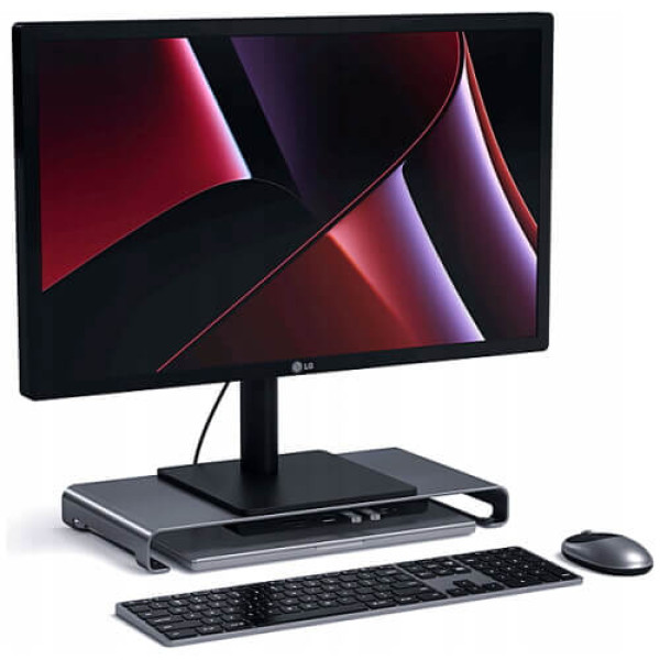 Адаптер Satechi Aluminum USB-C Monitor Stand Hub XL Space Gray (ST-UCSHXLM)