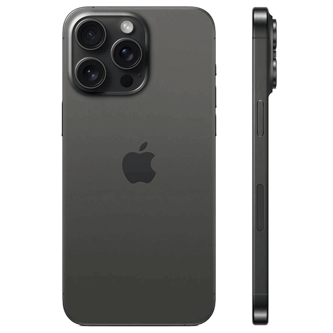 iPhone 15 Pro Max 512Gb Black Titanium (MU7C3)