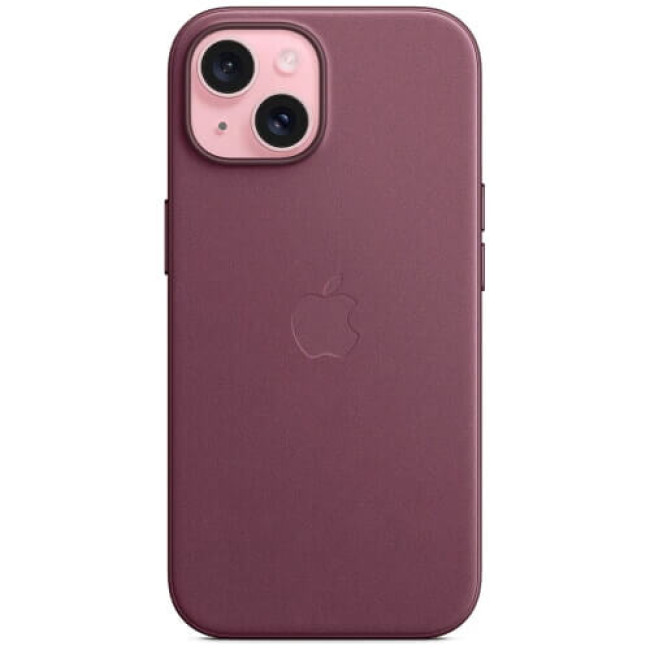 Чехол Apple iPhone 15 FineWoven Case with MagSafe Mulberry (MT3E3)