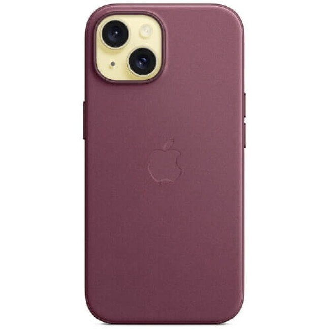 Чехол Apple iPhone 15 FineWoven Case with MagSafe Mulberry (MT3E3)