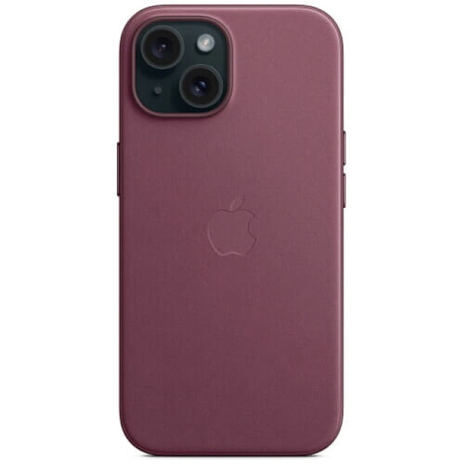 Чехол Apple iPhone 15 FineWoven Case with MagSafe Mulberry (MT3E3)
