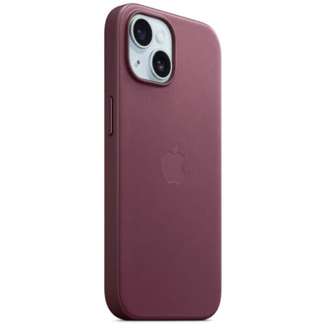 Чехол Apple iPhone 15 FineWoven Case with MagSafe Mulberry (MT3E3)