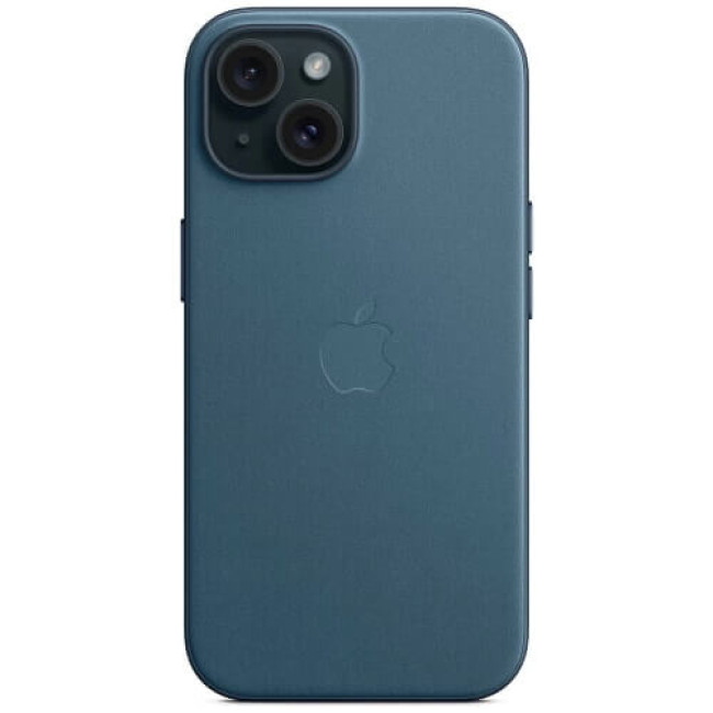 Чехол Apple iPhone 15 FineWoven Case with MagSafe Pacific Blue (MT3G3)