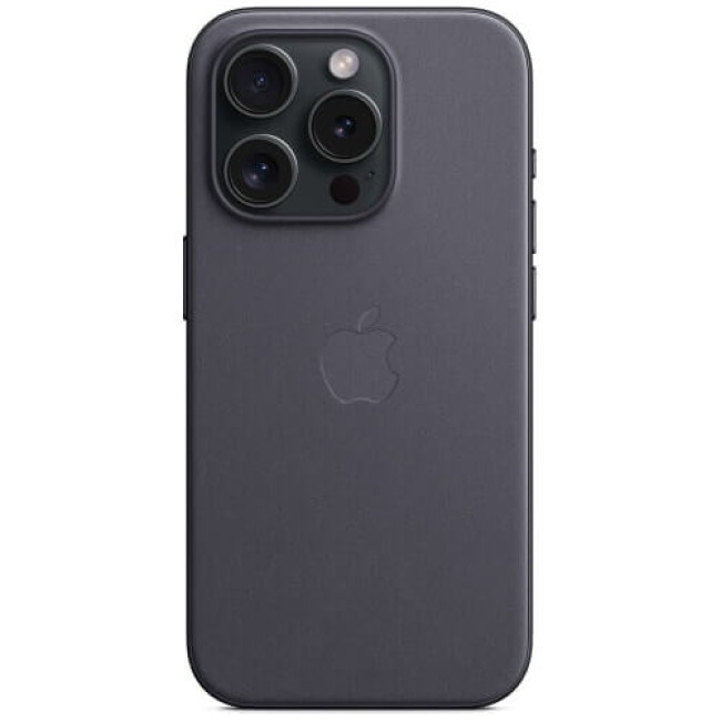 Чехол Apple iPhone 15 Pro Max FineWoven Case with MagSafe Black (MT4V3)