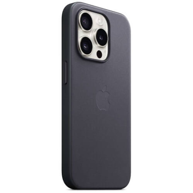 Чехол Apple iPhone 15 Pro Max FineWoven Case with MagSafe Black (MT4V3)