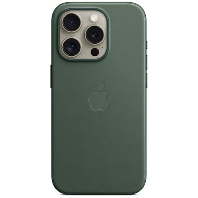 Чехол Apple iPhone 15 Pro Max FineWoven Case with MagSafe Evergreen (MT503)