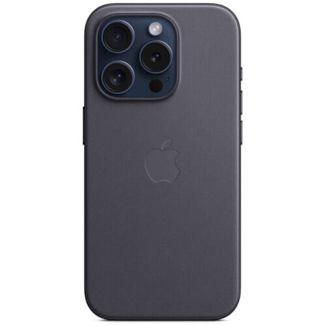 Чехол Apple iPhone 15 Pro Max FineWoven Case with MagSafe Black (MT4V3)