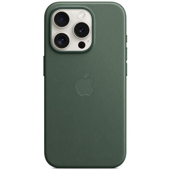 Чехол Apple iPhone 15 Pro Max FineWoven Case with MagSafe Evergreen (MT503)