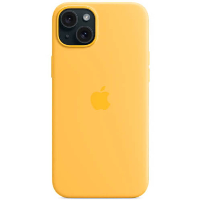 Чехол Apple iPhone 15 Silicone Case with MagSafe Sunshine (MWNA3)