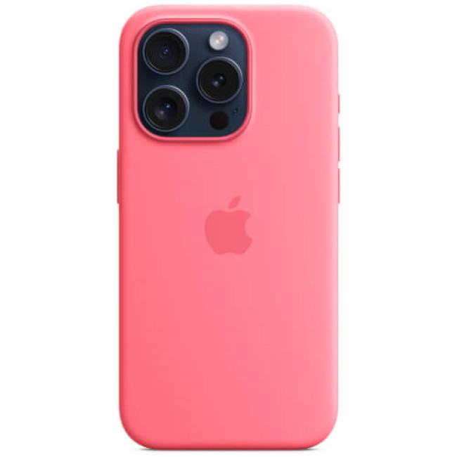 Чехол Apple iPhone 15 Pro Silicone Case with MagSafe Pink (MWNJ3)