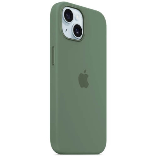 Чехол Apple iPhone 15 Silicone Case with MagSafe Cypress (MT0X3)
