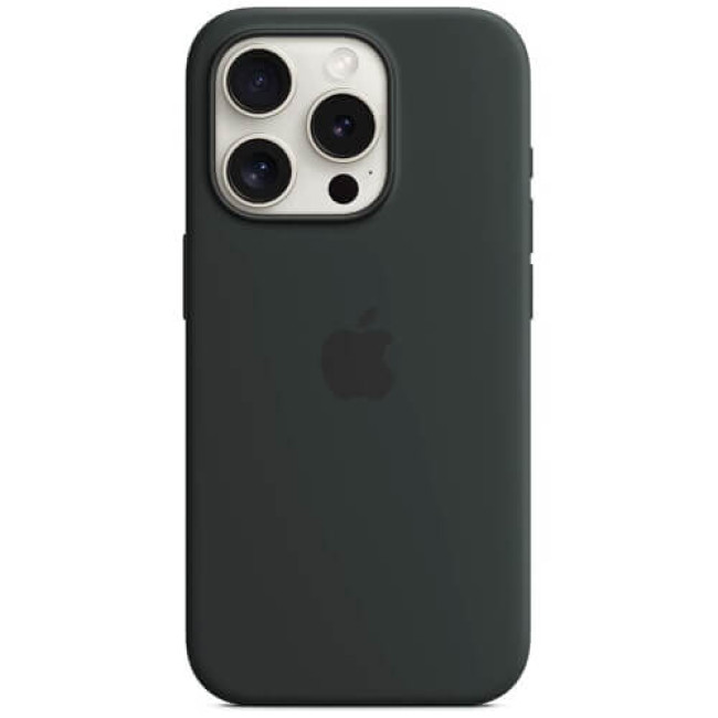 Чехол Apple iPhone 15 Pro Silicone Case with MagSafe Black (MT1A3)