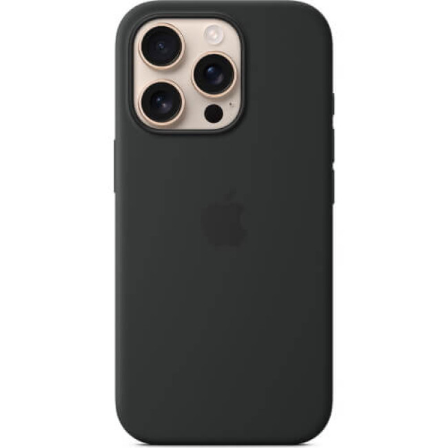 Чехол Apple iPhone 16 Pro Silicone Case with MagSafe Black (MYYJ3)