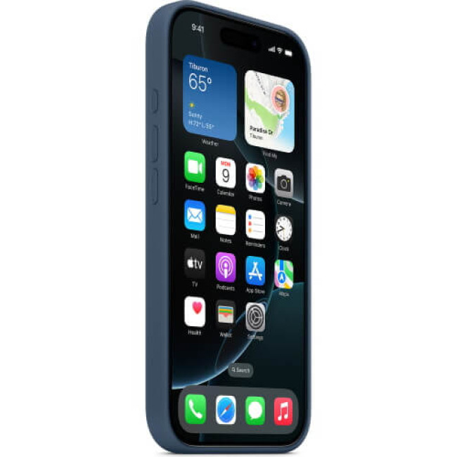 Чехол Apple iPhone 16 Pro Silicone Case with MagSafe Denim (MYYK3)