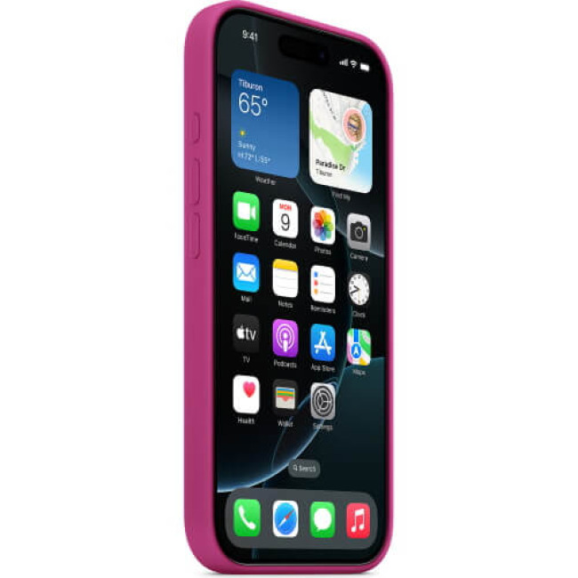 Чехол Apple iPhone 16 Pro Silicone Case with MagSafe Fuchsia (MYYN3)