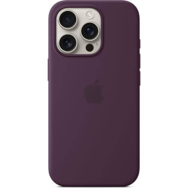 Чехол Apple iPhone 16 Pro Silicone Case with MagSafe Plum (MYYM3)