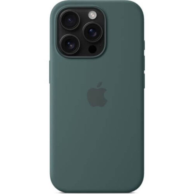 Чехол-накладка Apple iPhone 16 Pro Silicone Case with MagSafe Lake Green (MYYR3)