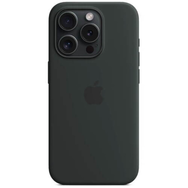 Чехол Apple iPhone 15 Pro Silicone Case with MagSafe Black (MT1A3)