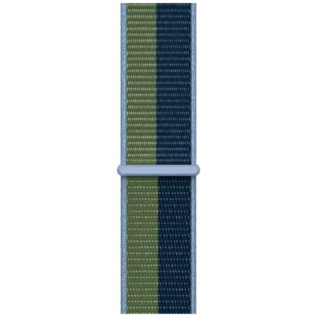 Ремешок для Apple Watch 45/44/42mm Sport Loop Abyss Blue/Moss Green (ML313)