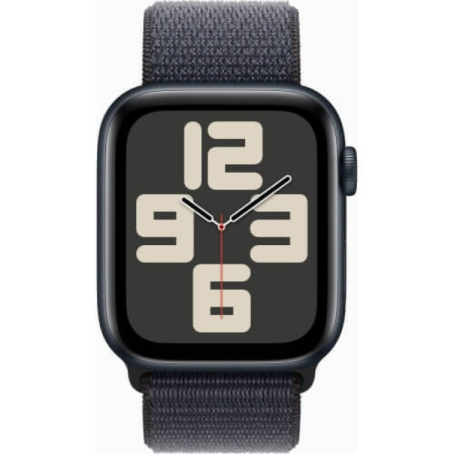 Apple Watch SE 2 2024 GPS 40mm Midnight Aluminium with Ink Sport Loop (MXEA3)