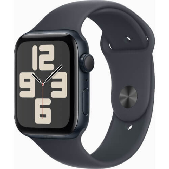 Apple Watch SE 2 2024 GPS 44mm Midnight Aluminium with Midnight Sport Band M/L (MXEK3)